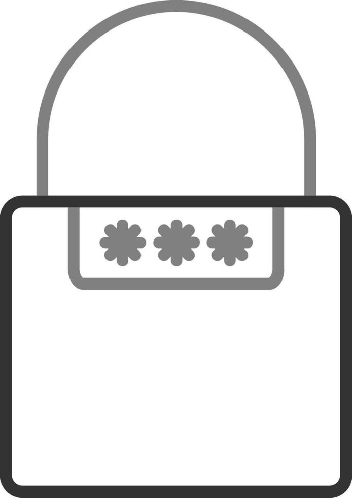 hangslot vector pictogram