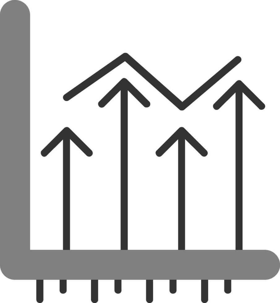 toenemen omhoog vector icoon