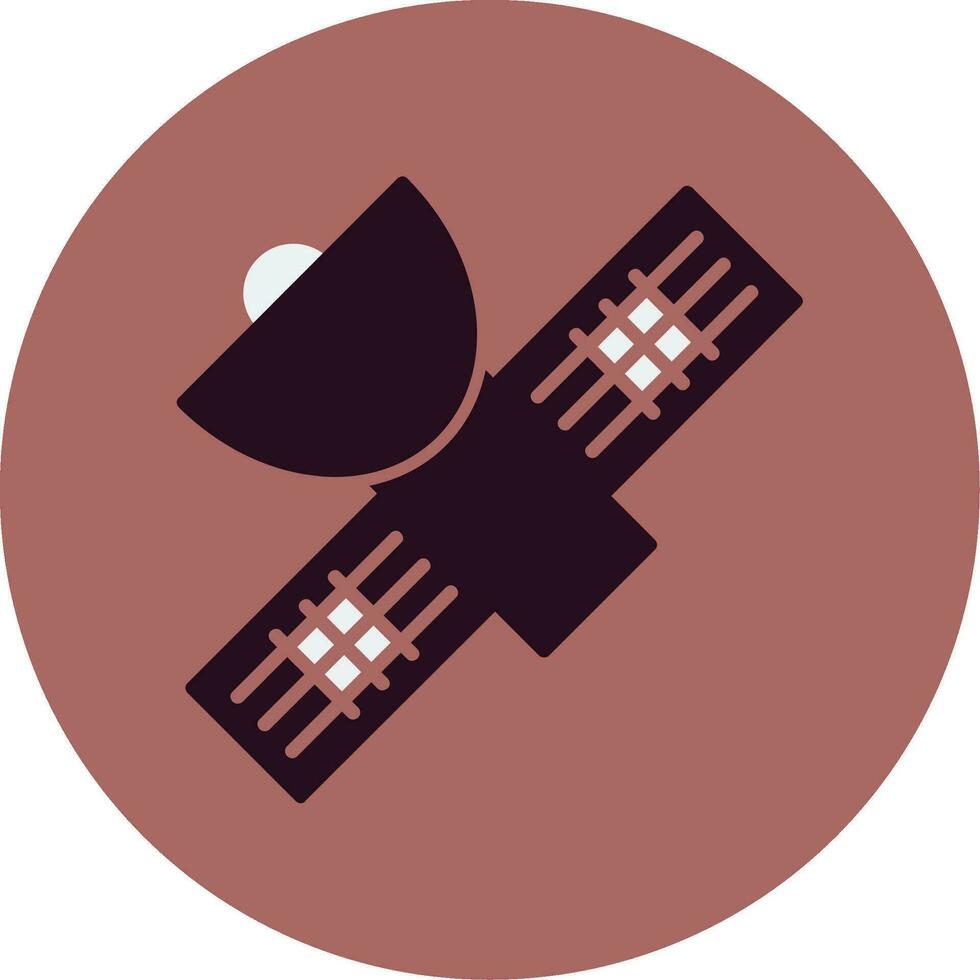 satelliet vector pictogram