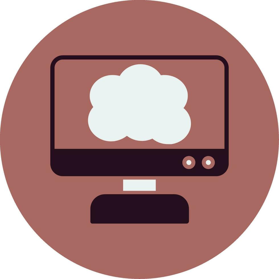 cloud computing vector icon