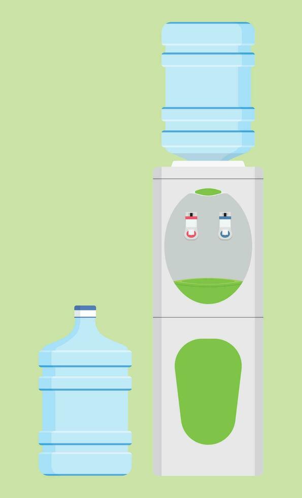 vector reeks dispensers water gallon illustratie