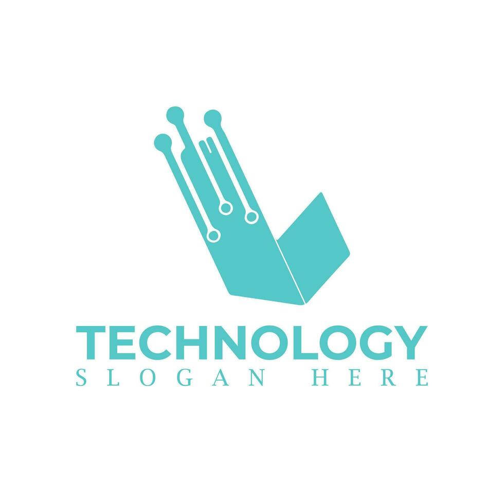 vector logo voor zakelijke identiteit, technologie, biotechnologie, internetten, systeem, kunstmatig intelligentie- en computer. technologie logo ontwerp vector sjabloon.