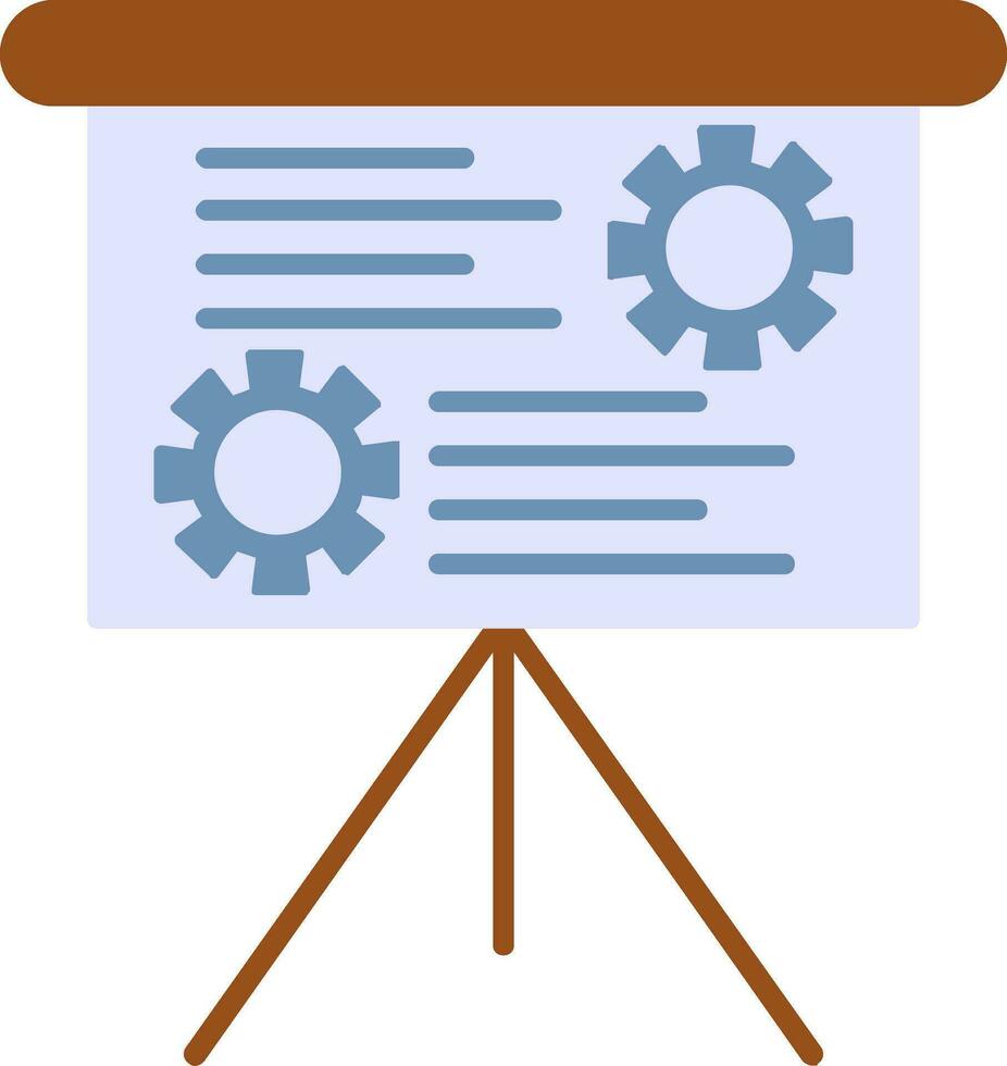 platte presentatiepictogram vector