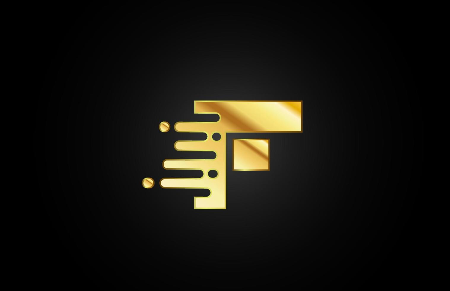 f letter logo icoon voor zaken en bedrijf vector