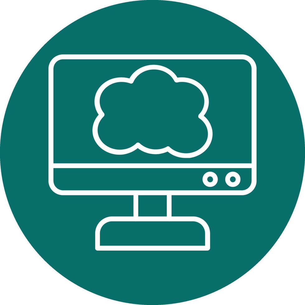 cloud computing vector icon