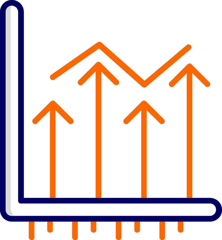 toenemen omhoog vector icoon