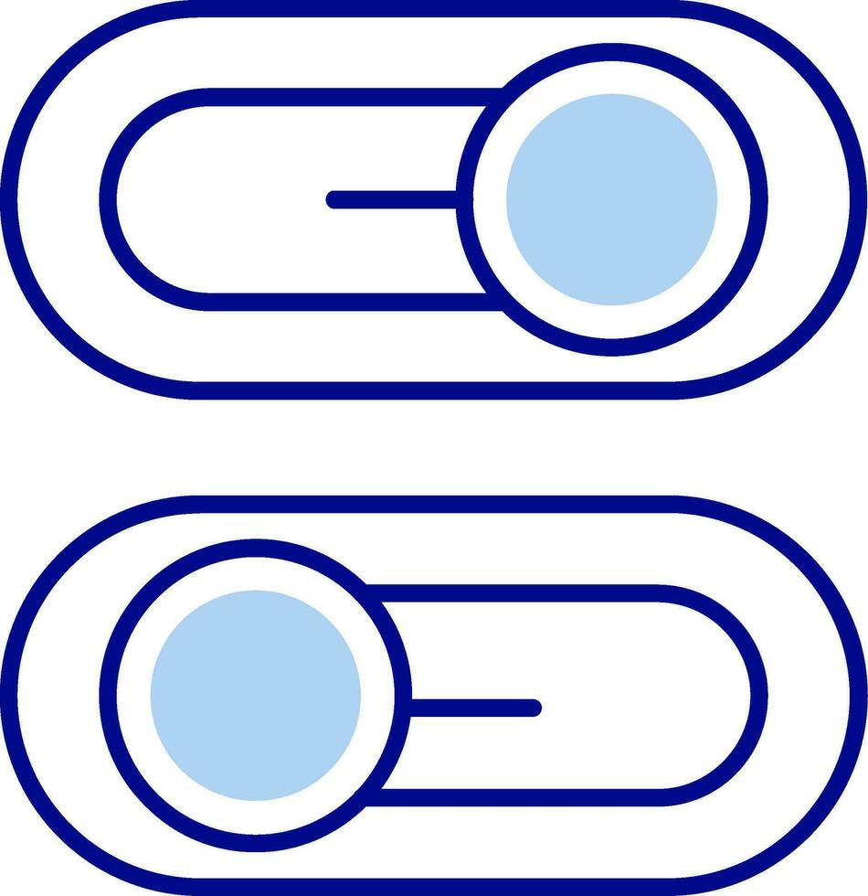 schakelaar lijn gevulde icoon vector