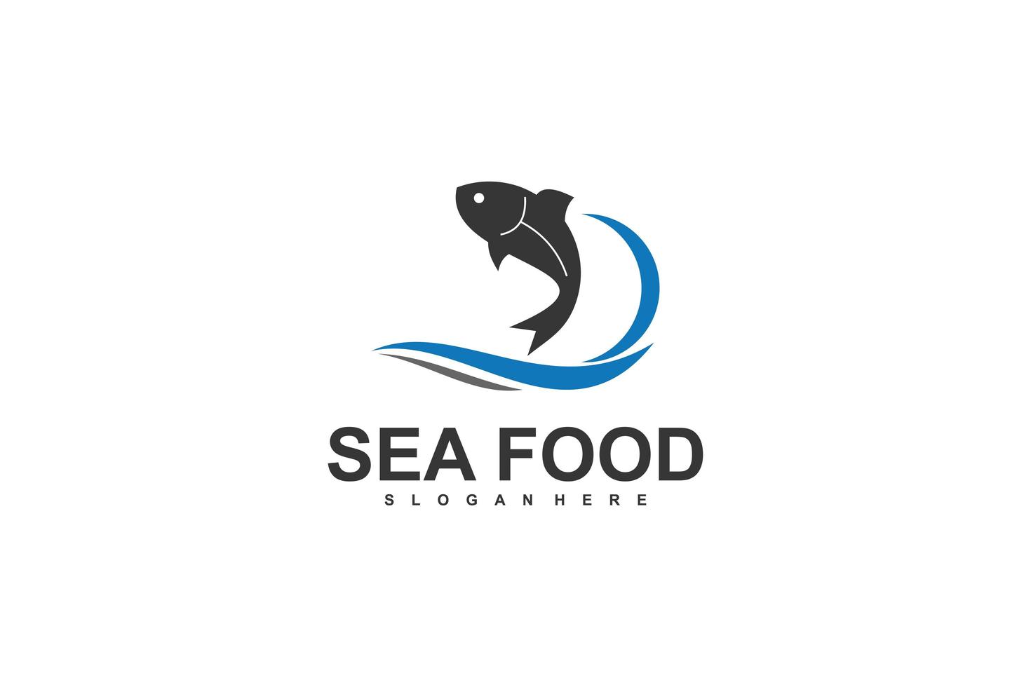 zeevruchten logo sjabloon ontwerp vector pictogram illustratie