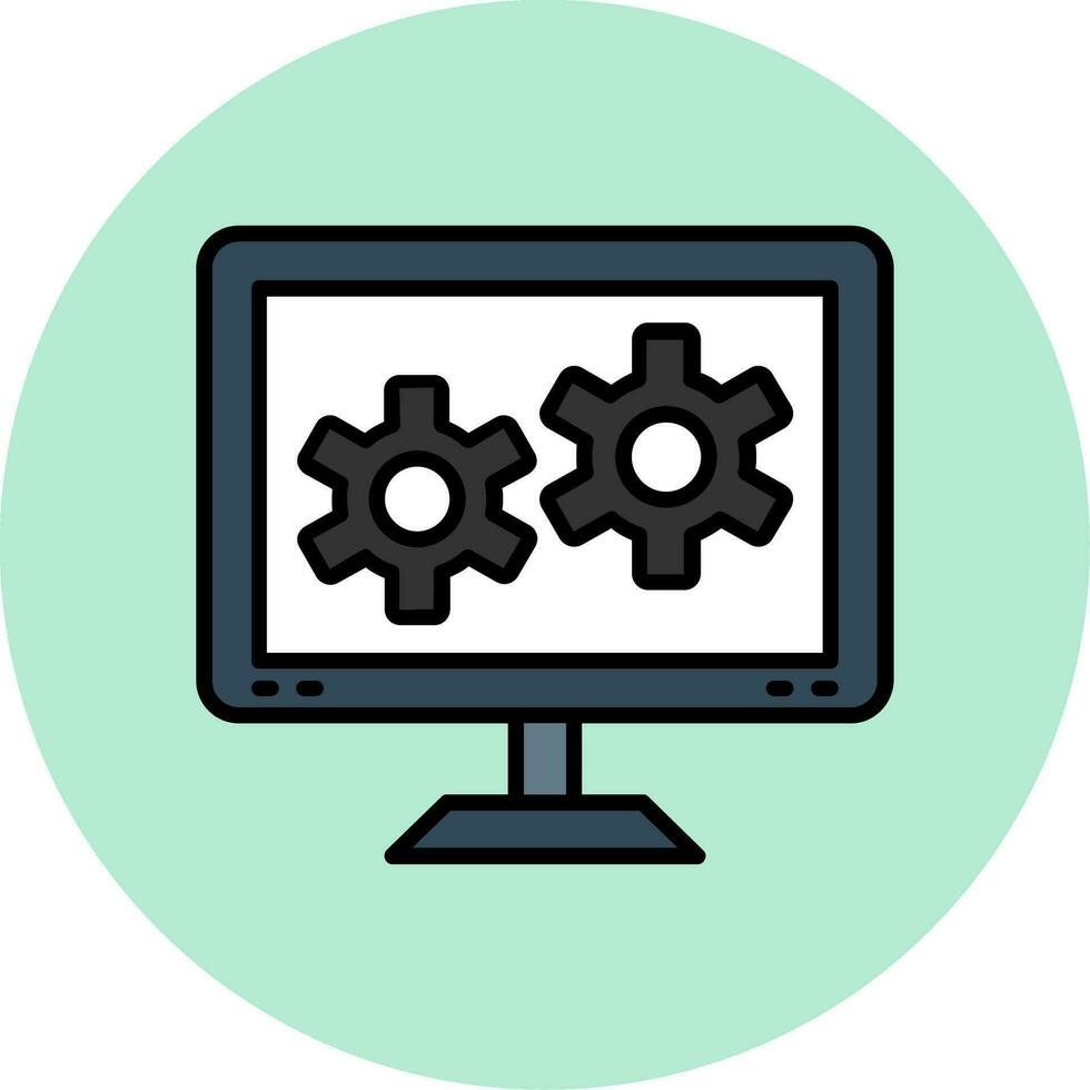 instellingen vector pictogram