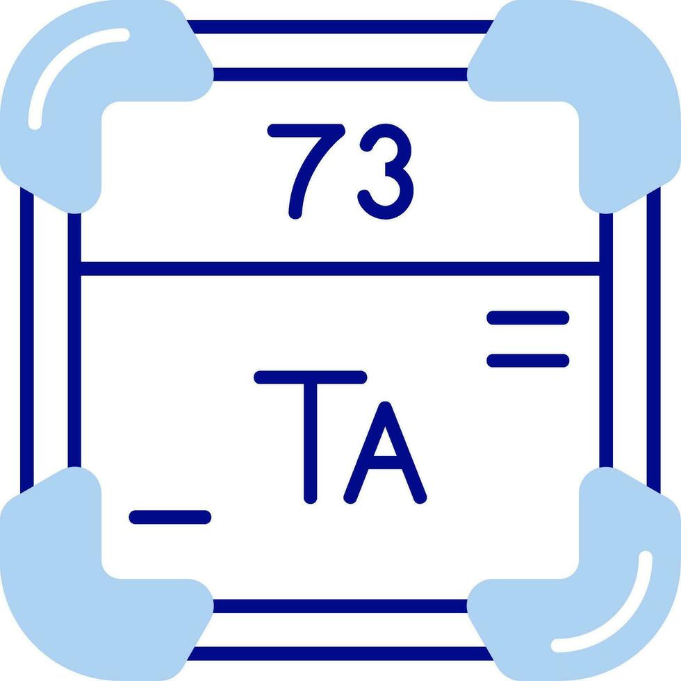 tantaal lijn gevulde icoon vector