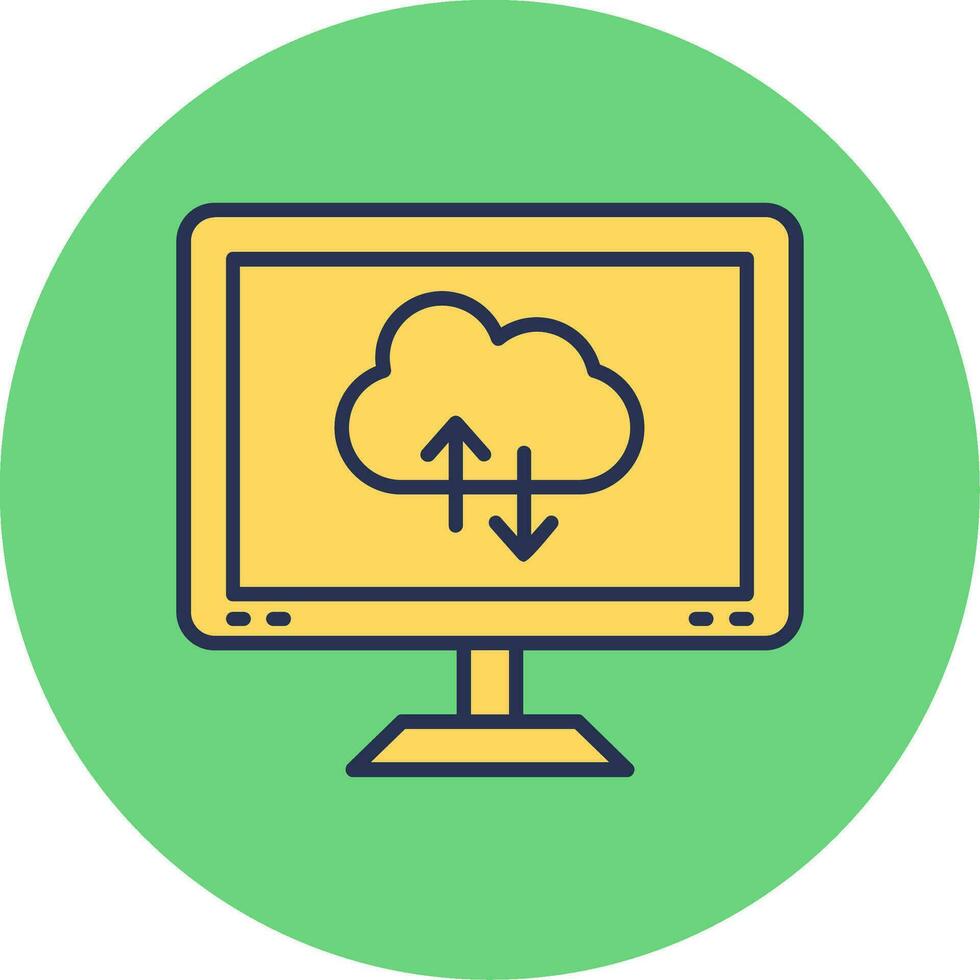 cloud computing vector icon