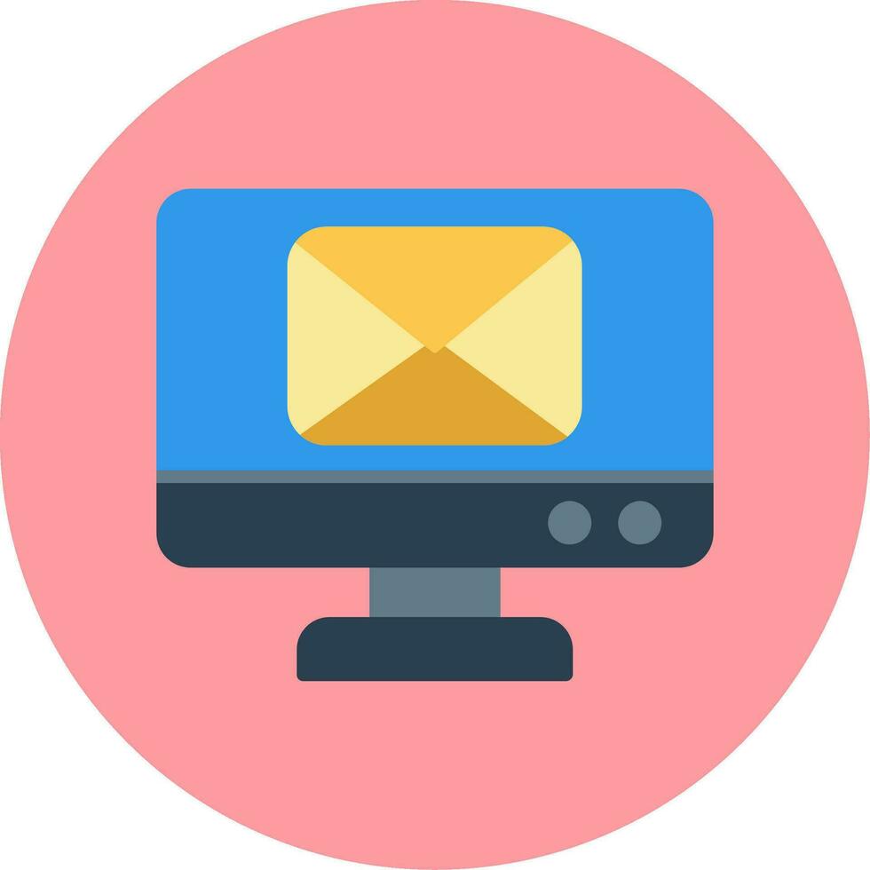 online e-mail vector icoon