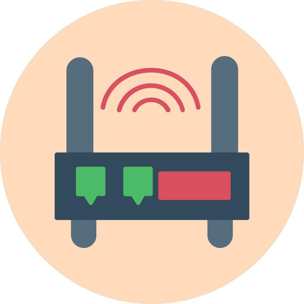 Wifi router vector icoon