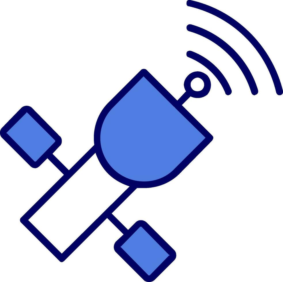 satelliet vector pictogram