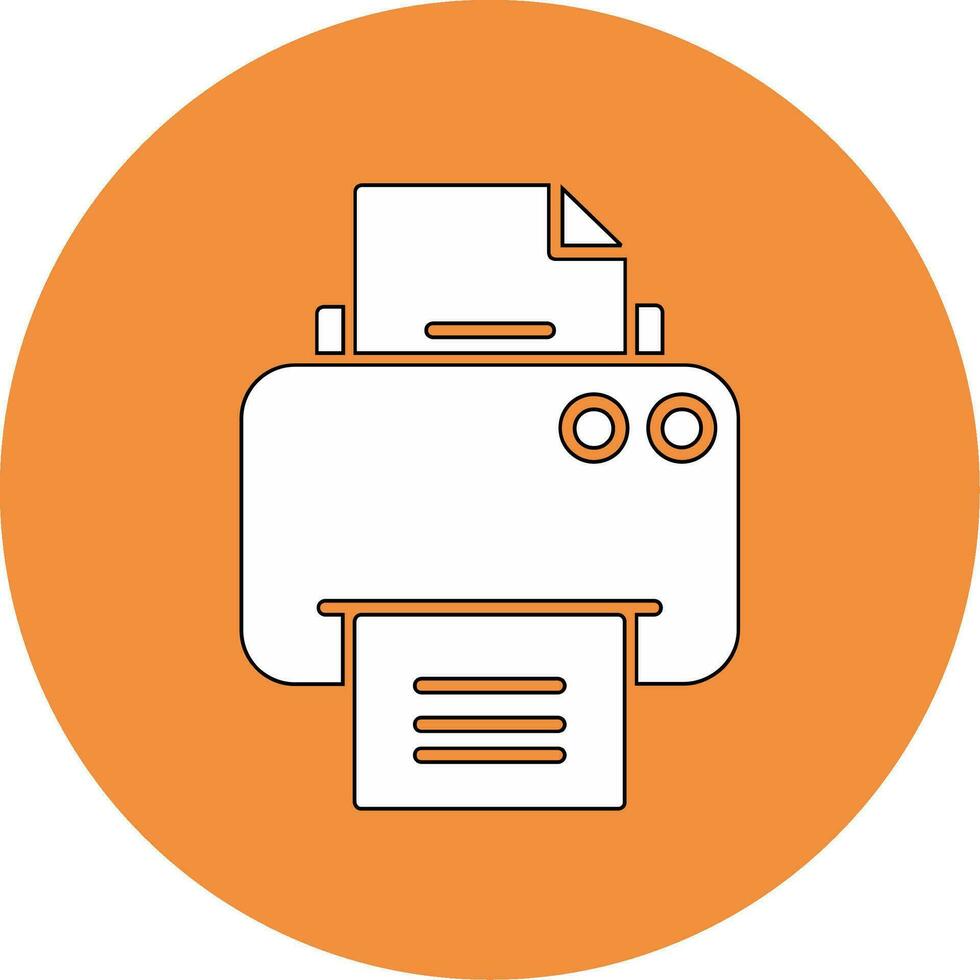 printer vector pictogram