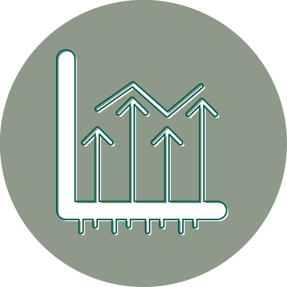 toenemen omhoog vector icoon