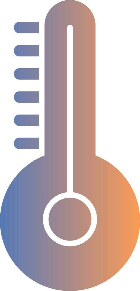 pictogram temperatuurverloop vector