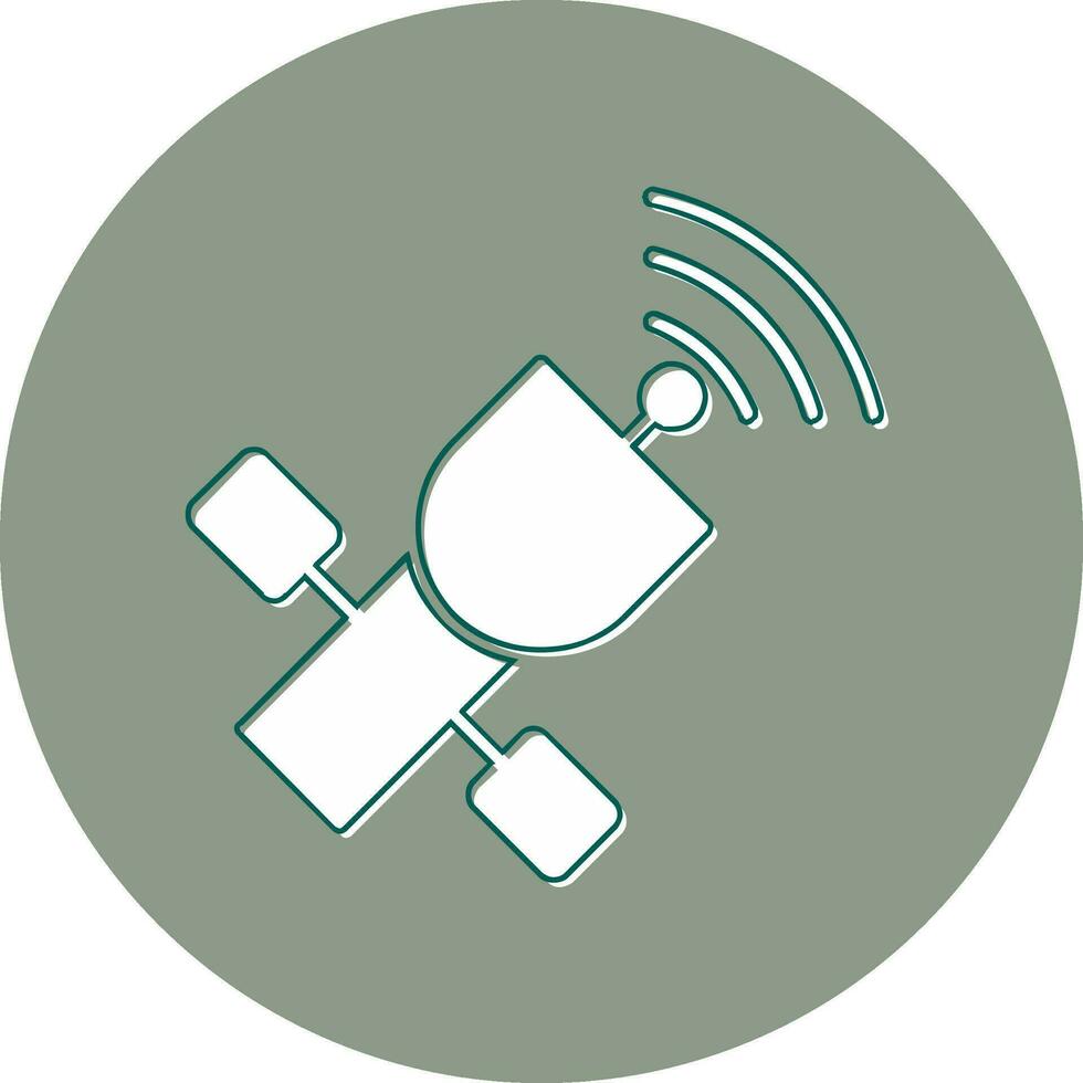 satelliet vector pictogram