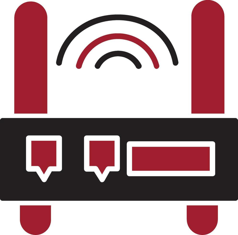 Wifi router vector icoon