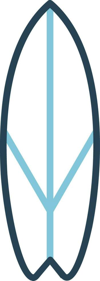 surfplank vector pictogram