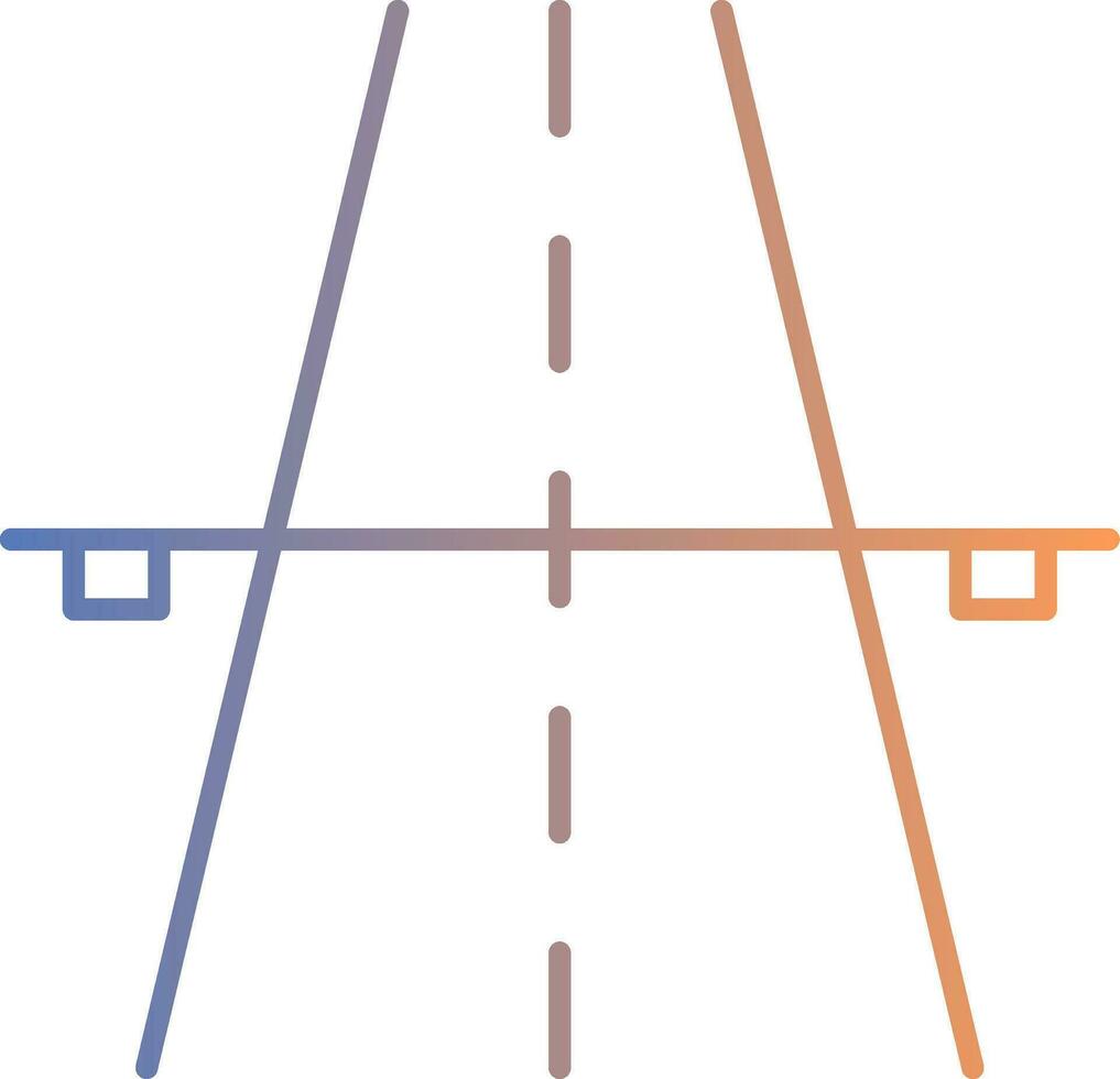 snelweg lijn verloop icoon vector