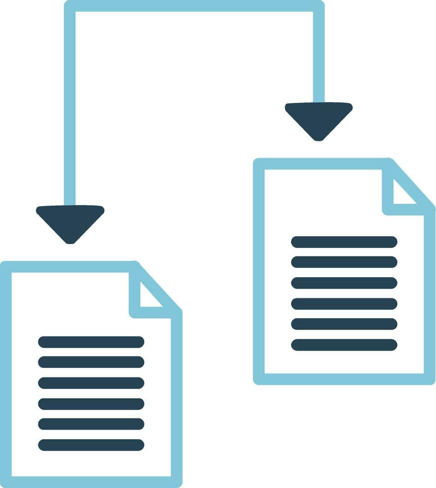 het dossier sharing vector icoon