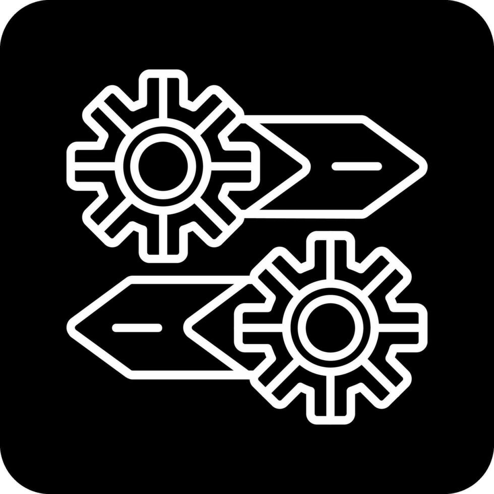 tandwiel vector pictogram