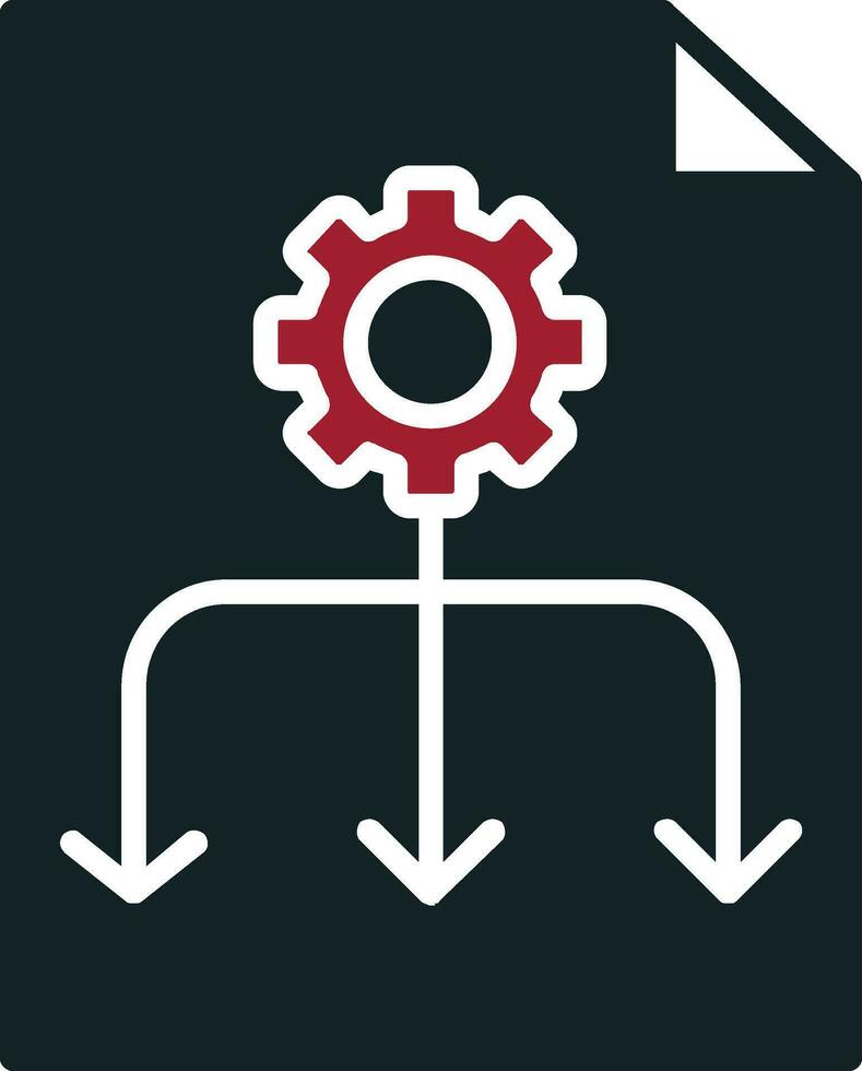 werkstroom vector pictogram