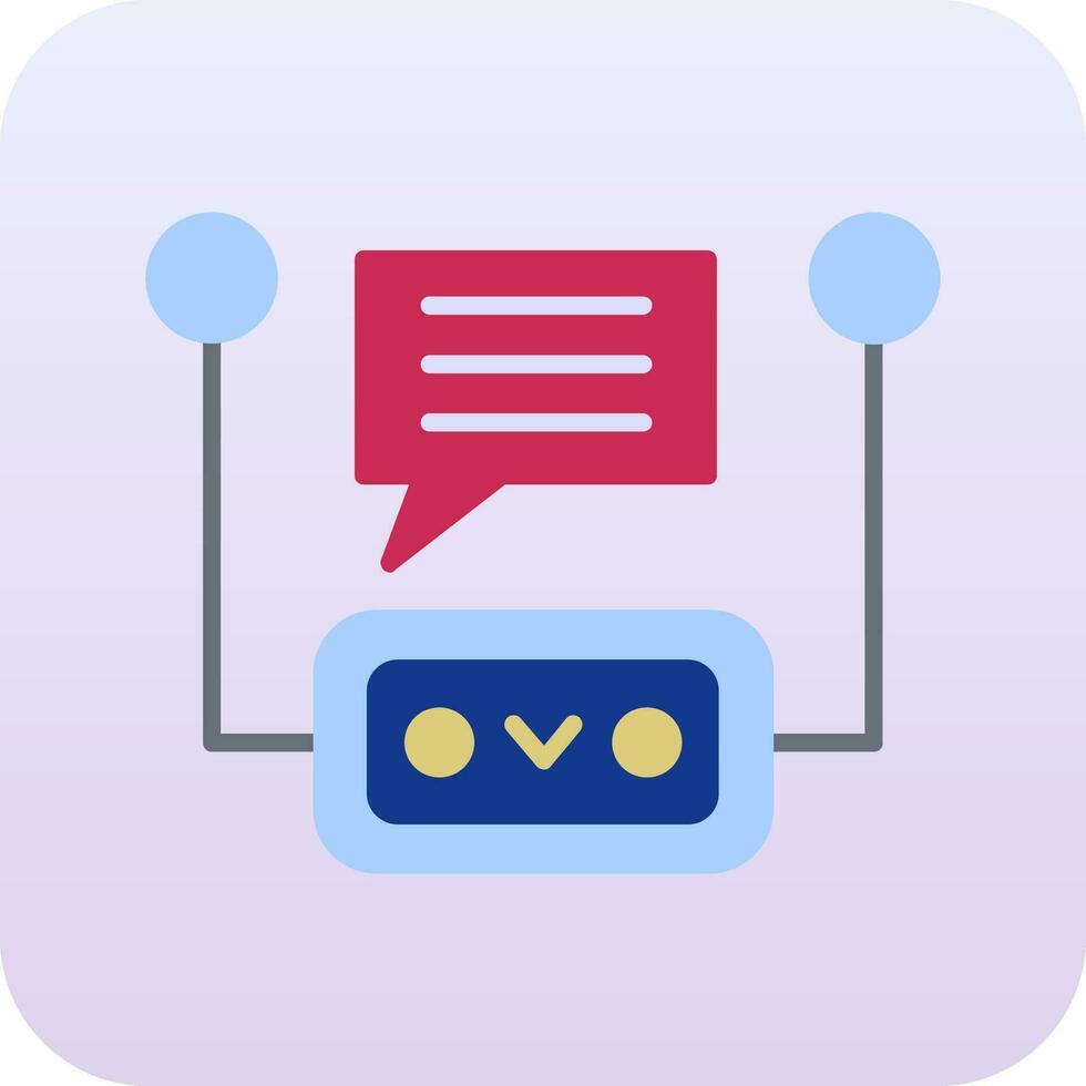 Chatbot vector icoon