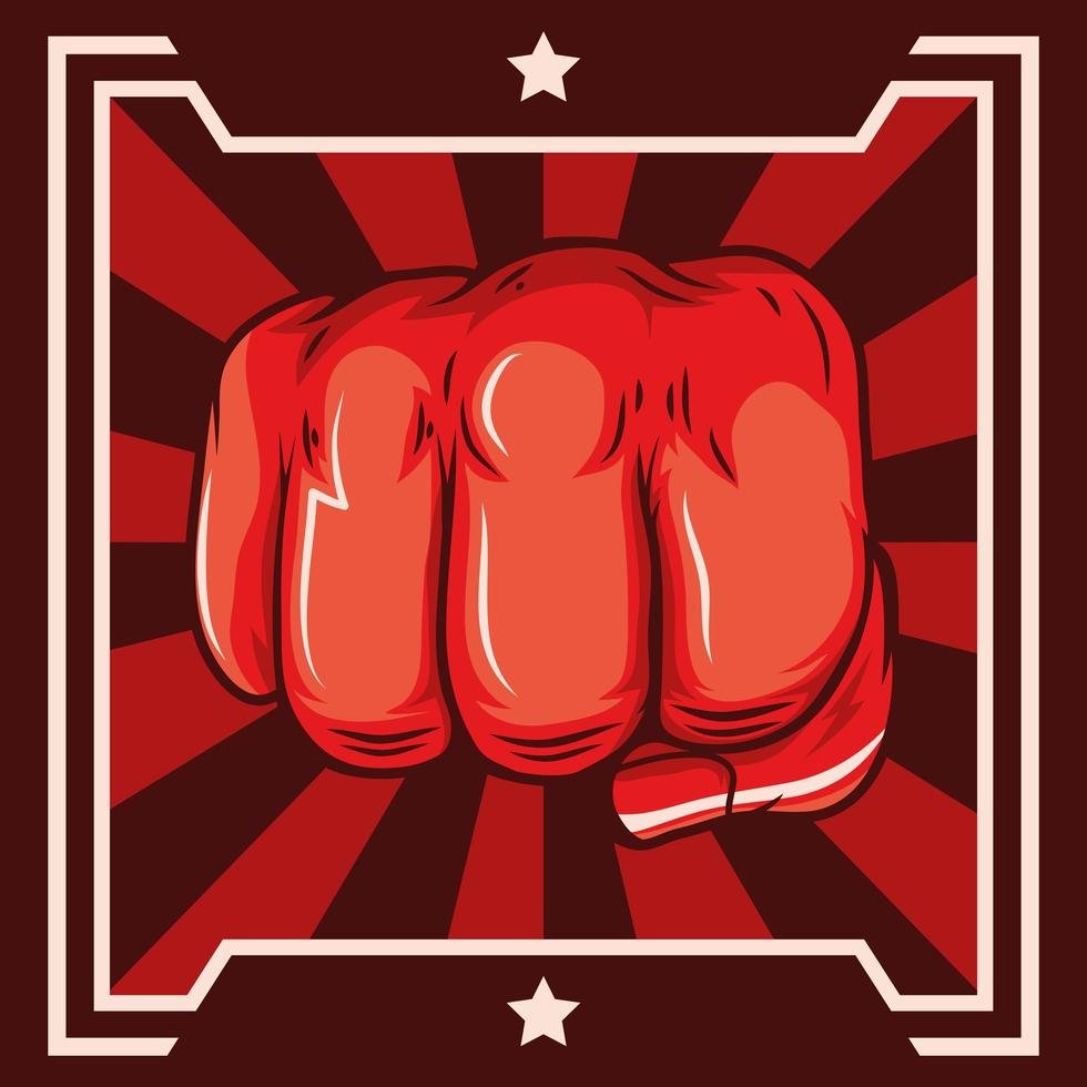 punch revolutie poster vector