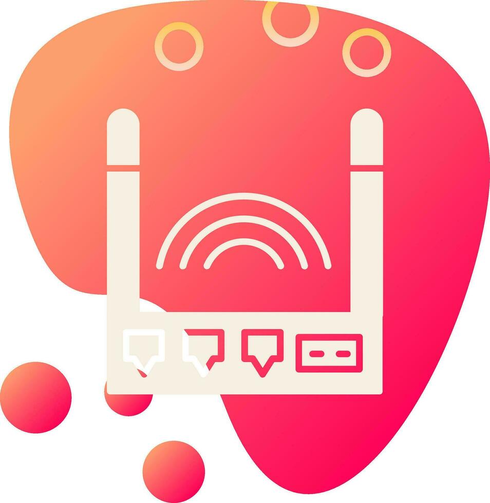 router vector pictogram