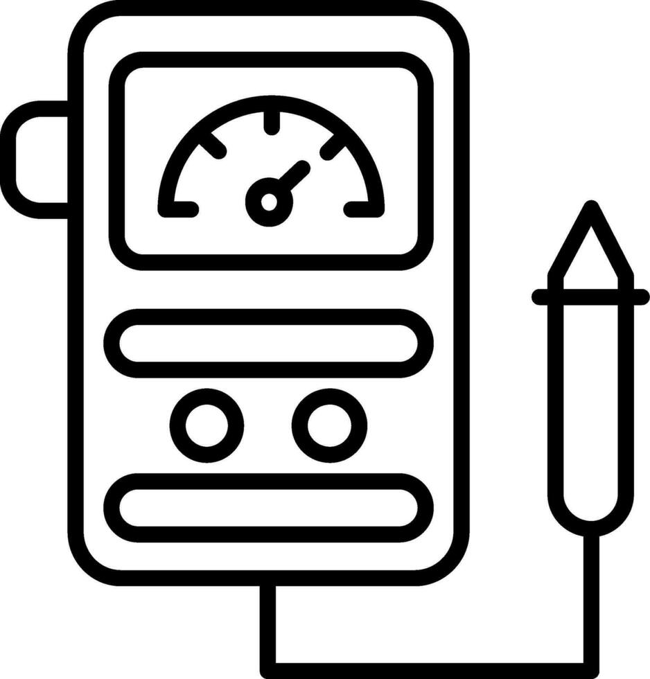 voltmeter vector icoon