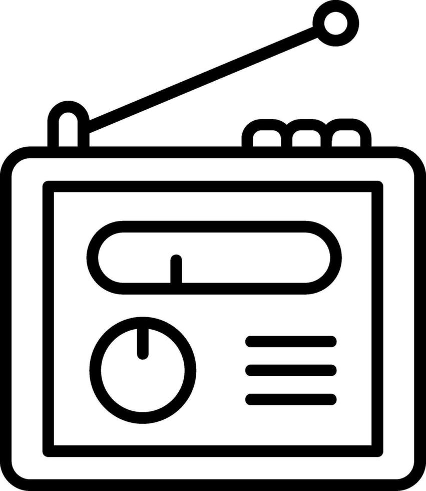 radio vector pictogram