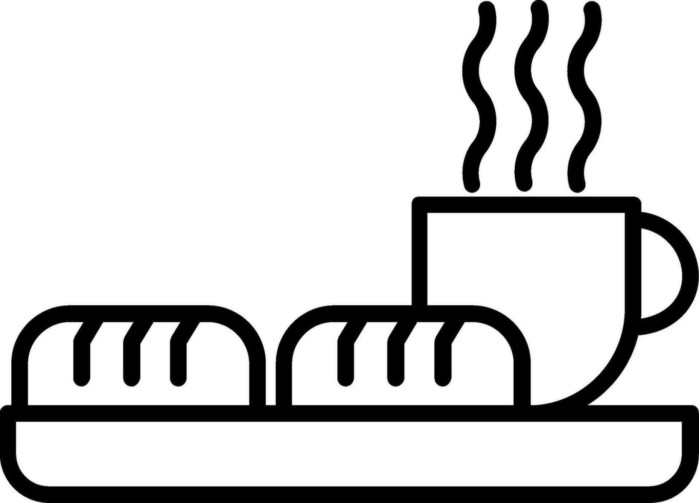 ontbijt vector pictogram