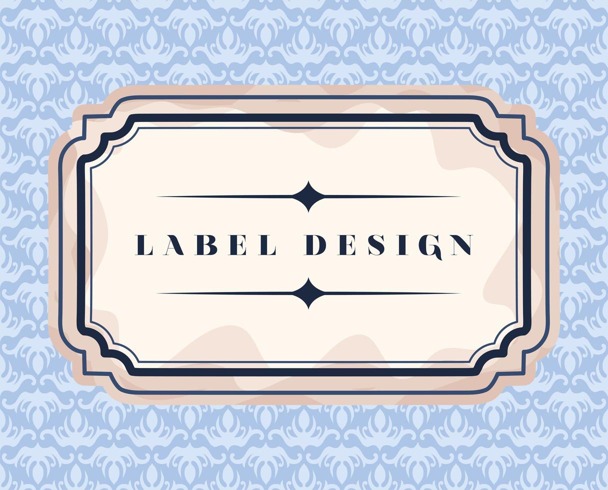 labelontwerp representatie vector