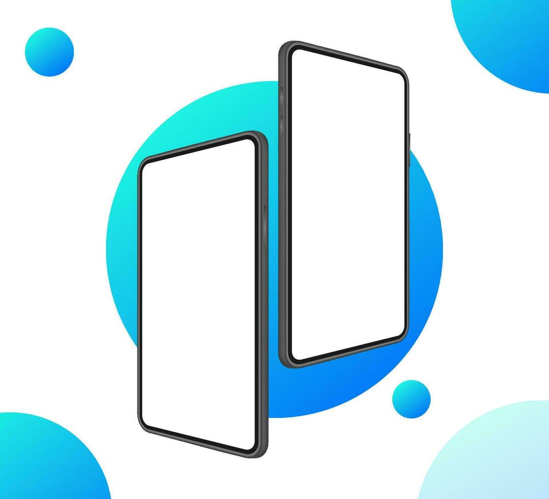 icoon met blauw mobiel ui en ux ontwerp Aan rood achtergrond voor web ontwerp. app koppel sjabloon. vector