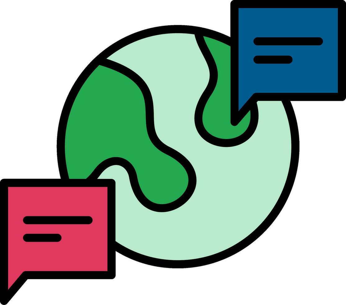 wereldbol vector pictogram