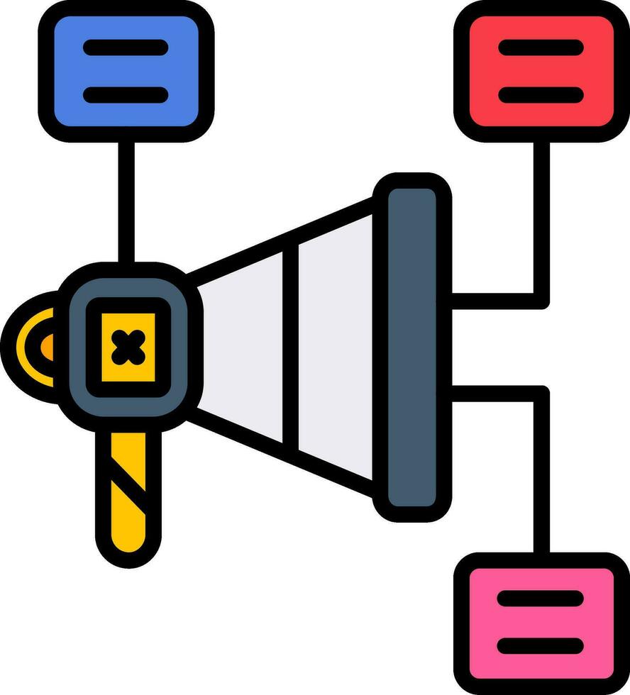 afzet plan vector icoon