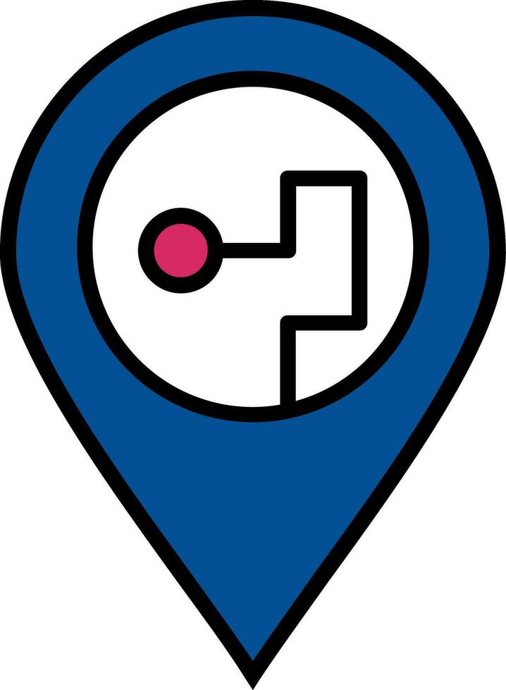 pin locatie vector pictogram