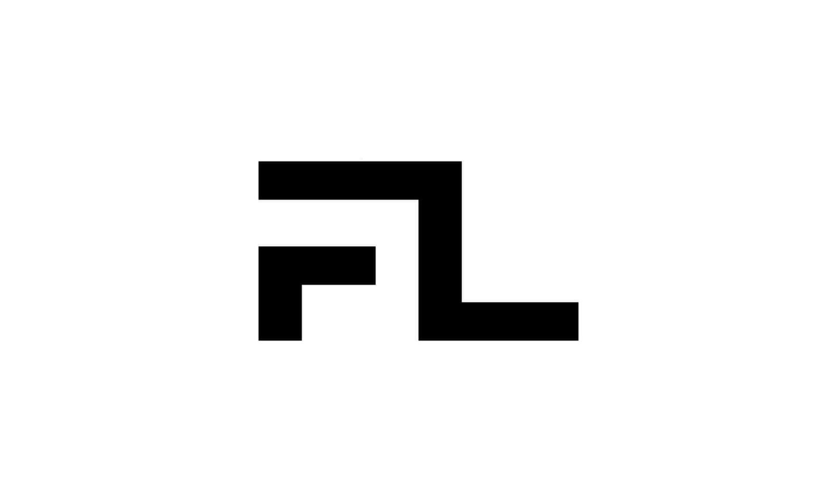 brief fl logo pro vector het dossier pro vector