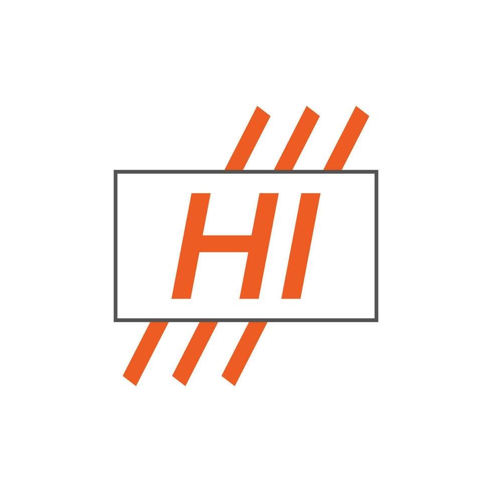 brief Hoi logo. Hoi logo ontwerp vector illustratie voor creatief bedrijf, bedrijf, industrie. pro vector