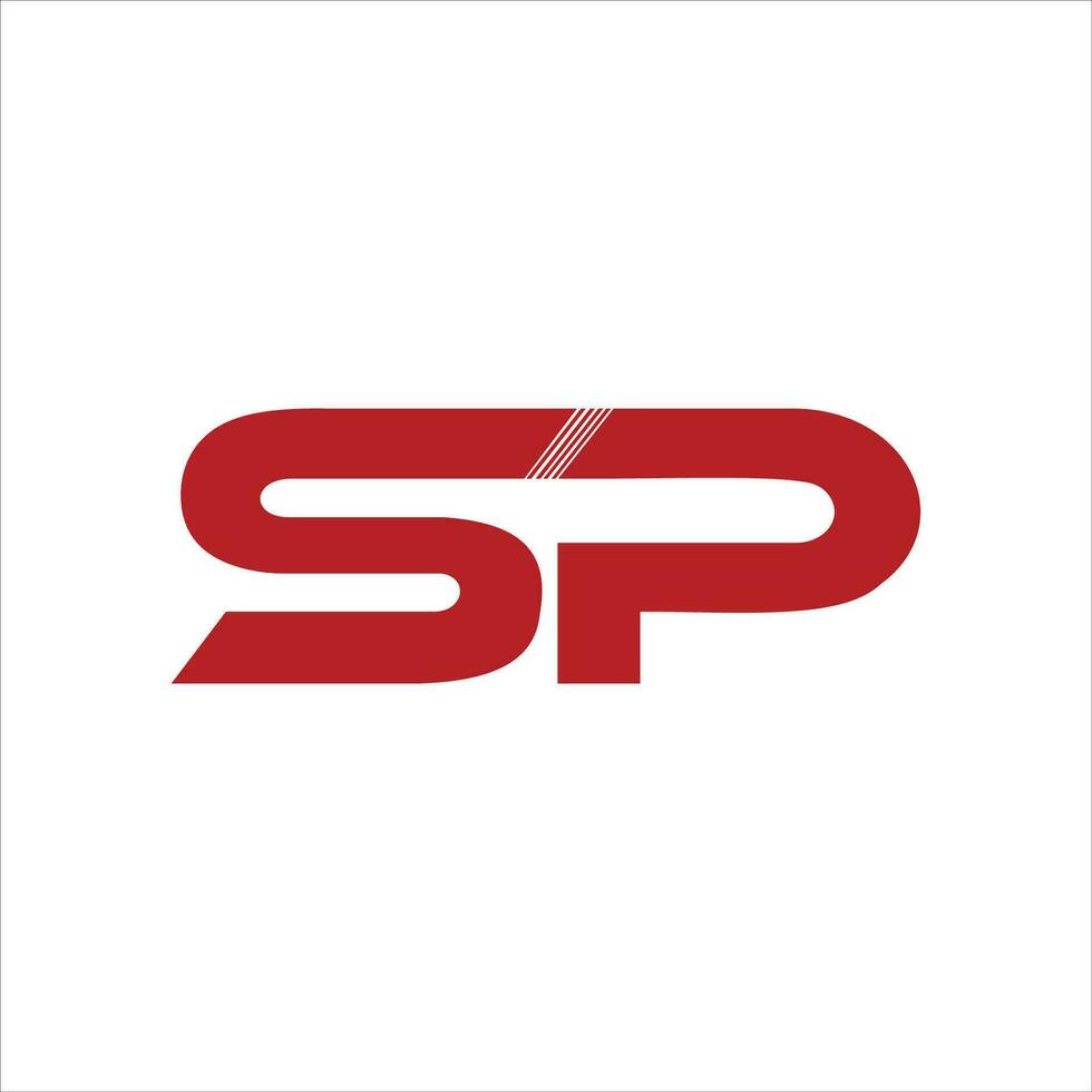 sp en ps brief logo ontwerp sjabloon. sp, ps eerste gebaseerd alfabet icoon logo ontwerp vector