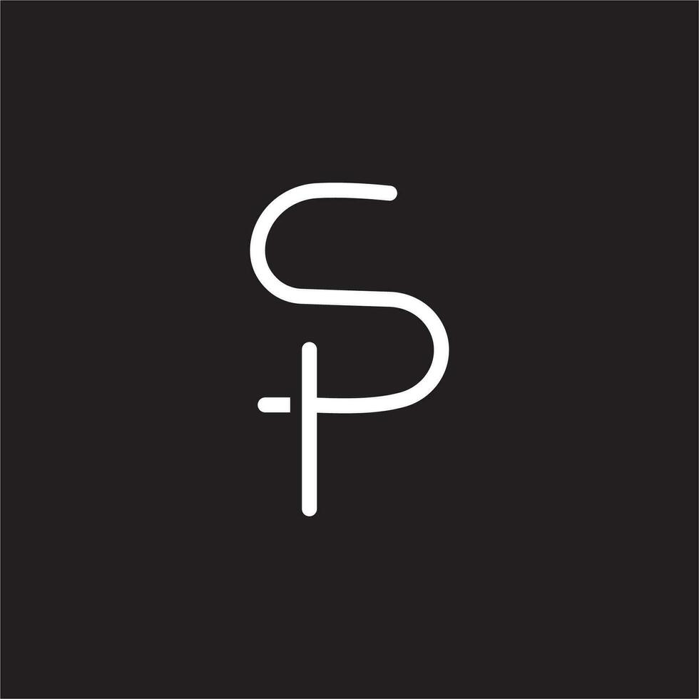 sp en ps brief logo ontwerp sjabloon. sp, ps eerste gebaseerd alfabet icoon logo ontwerp vector