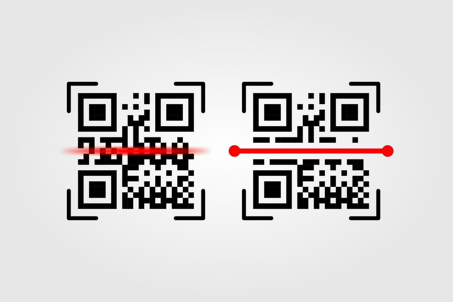 qr scanner, Super goed ontwerp voor ieder doeleinden. bedrijf vector illustratie. bar code icoon. internet technologie. vector. symbool, teken.