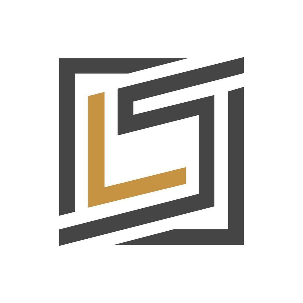 eerste sl brief logo vector sjabloon ontwerp. gekoppeld brief ls logo ontwerp. gemakkelijk sl vector sjabloon.