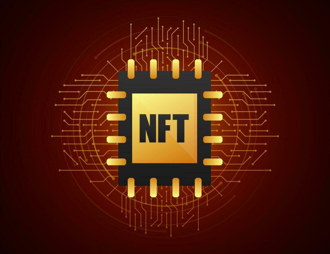 icoon met nft kaart. niet fungibel token nft. credit kaart. bitcoin valuta vector