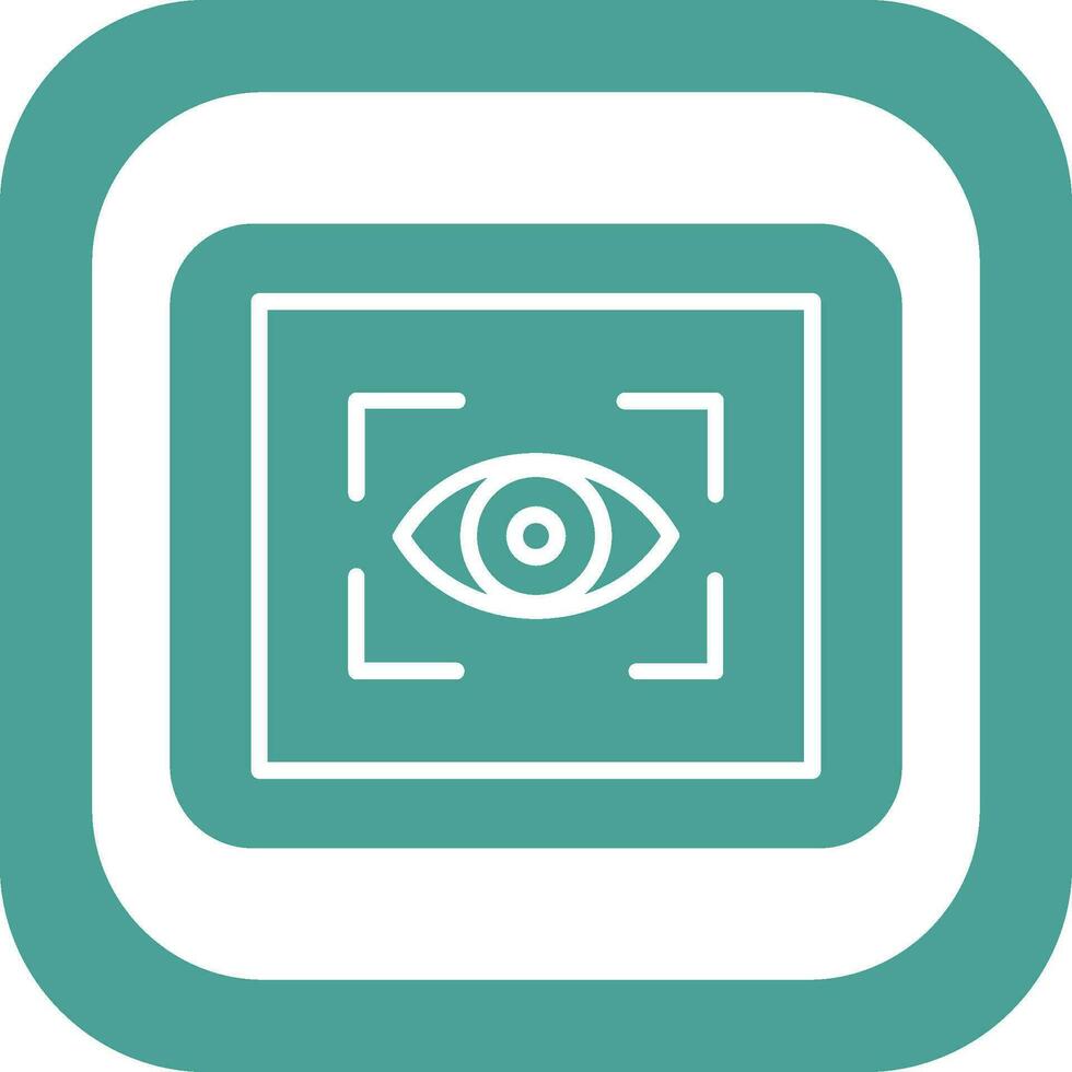 oog scanner vector icoon