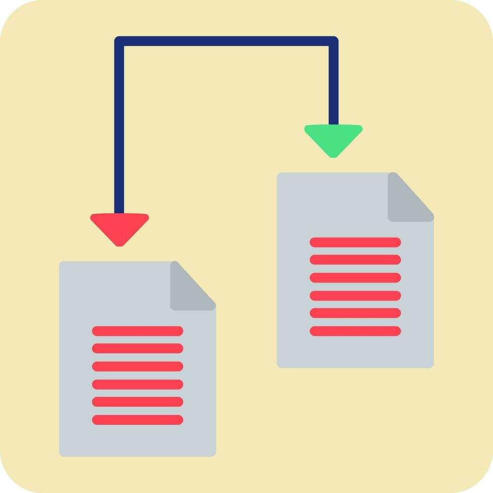 het dossier sharing vector icoon