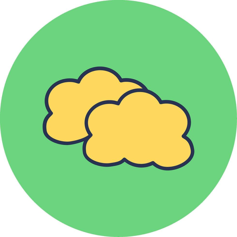 wolk vector pictogram