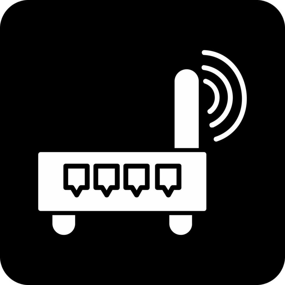 Wifi router vector icoon